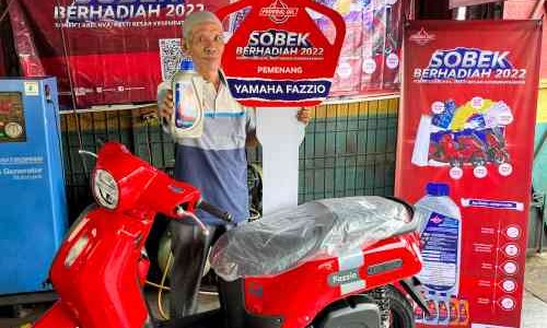 Syamsuri, Pemenang Yamaha Fazzio Dari Sobek Berhadiah Federal Oil 2022. Rasanya Seperti Mimpi di Siang Bolong!