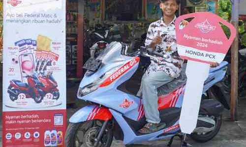 Federal Oil™ Kembali Distribusikan Motor dan Ribuan Hadiah Lainnya Kepada Konsumen Beruntung Produk Federal Matic